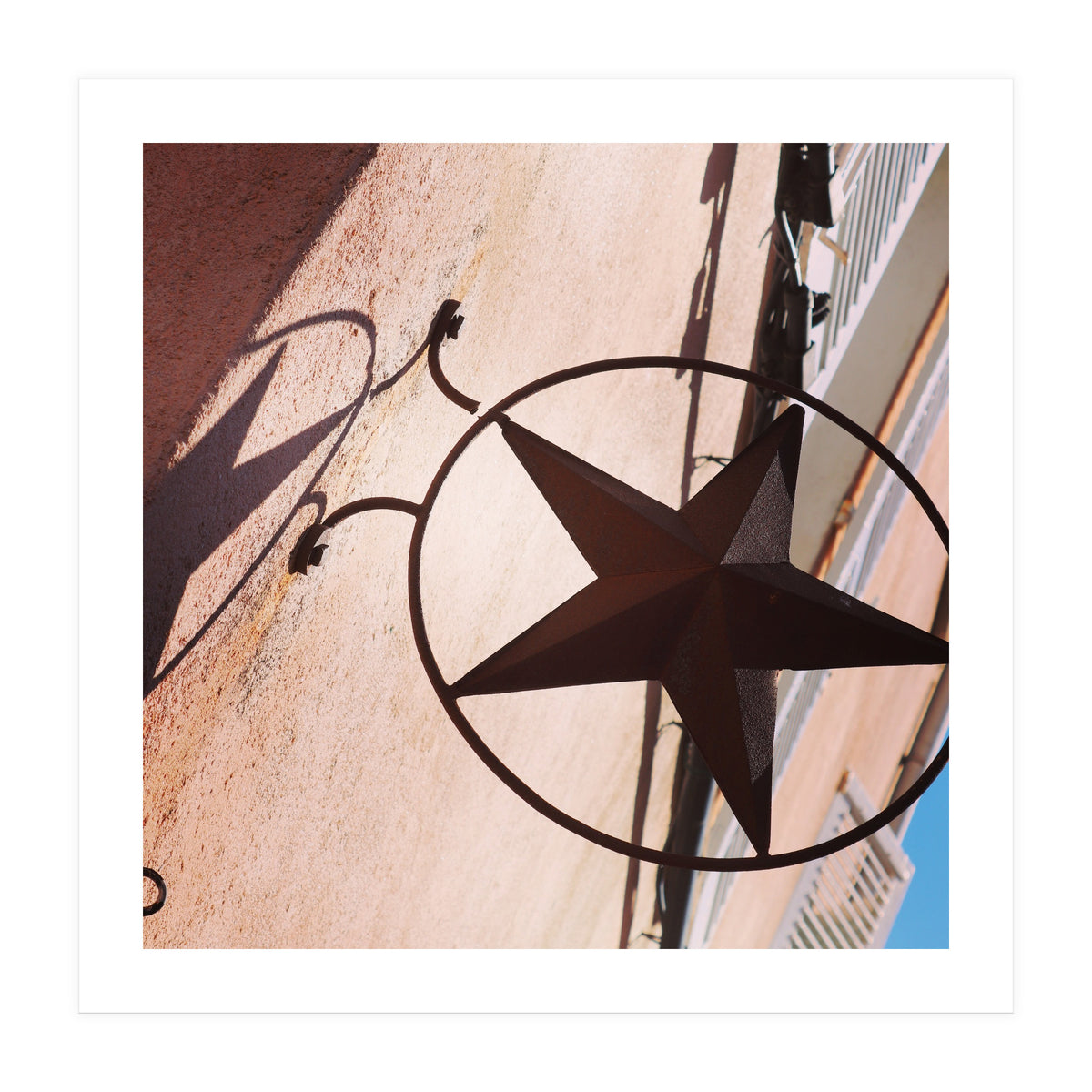 Rusty metal star (Print Only)