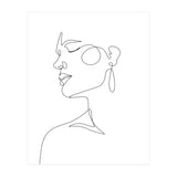 woman side face (Print Only) thumbnail
