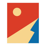 Edge Of Mountain Mid Century Geometric Art (Print Only) thumbnail