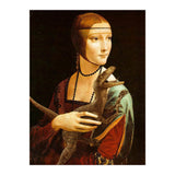 Lady With A Velociraptor (Print Only) thumbnail