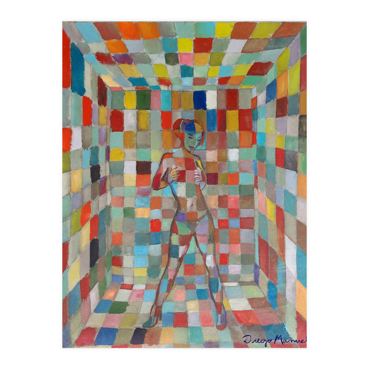 Chica Cubista (Print Only)