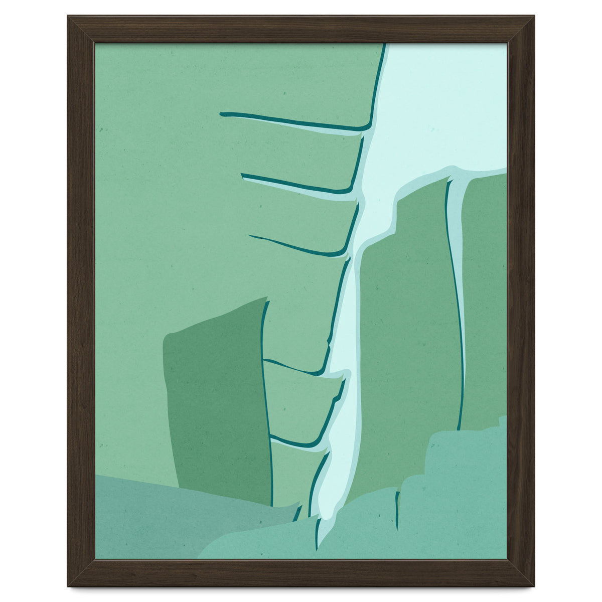 Abstract Banana Leaves One - Greener Eden