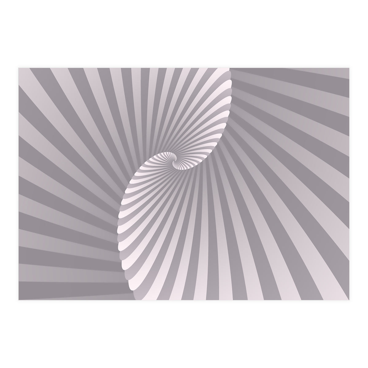 Abstract Retro Spiral (Print Only)