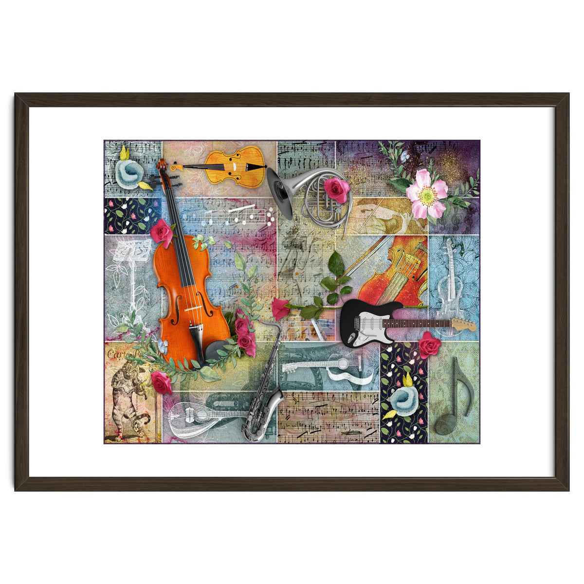 Musical Garden Collage