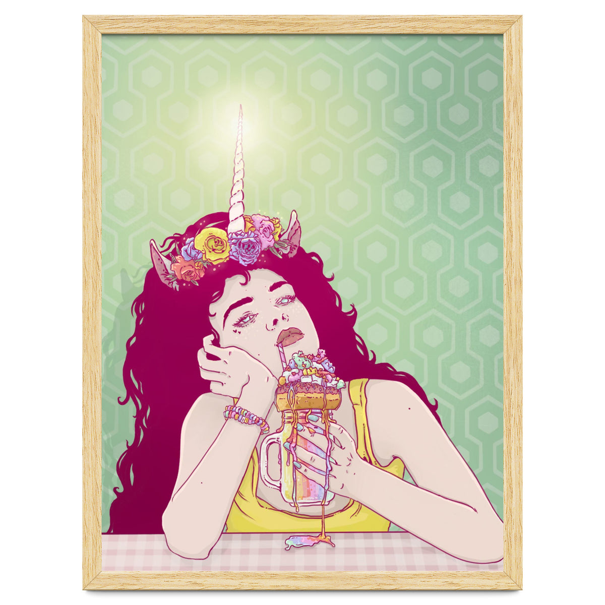 Unicorn Freakshake Lady