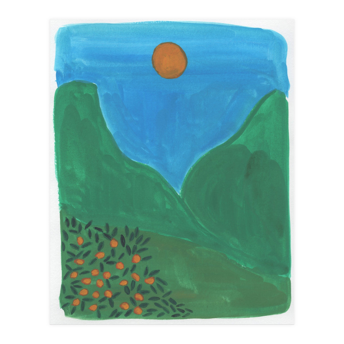 Oranges Field (Print Only)