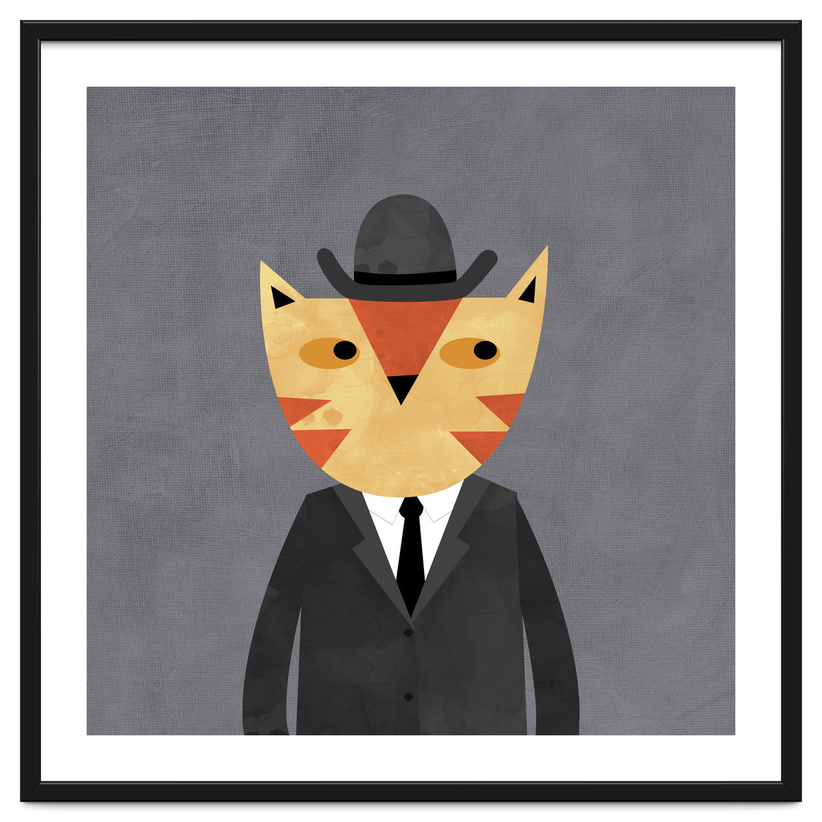 Ginger Cat in a Bowler Hat