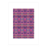 Hawa Mahal (Wind Palace) Retro - India (Print Only) thumbnail
