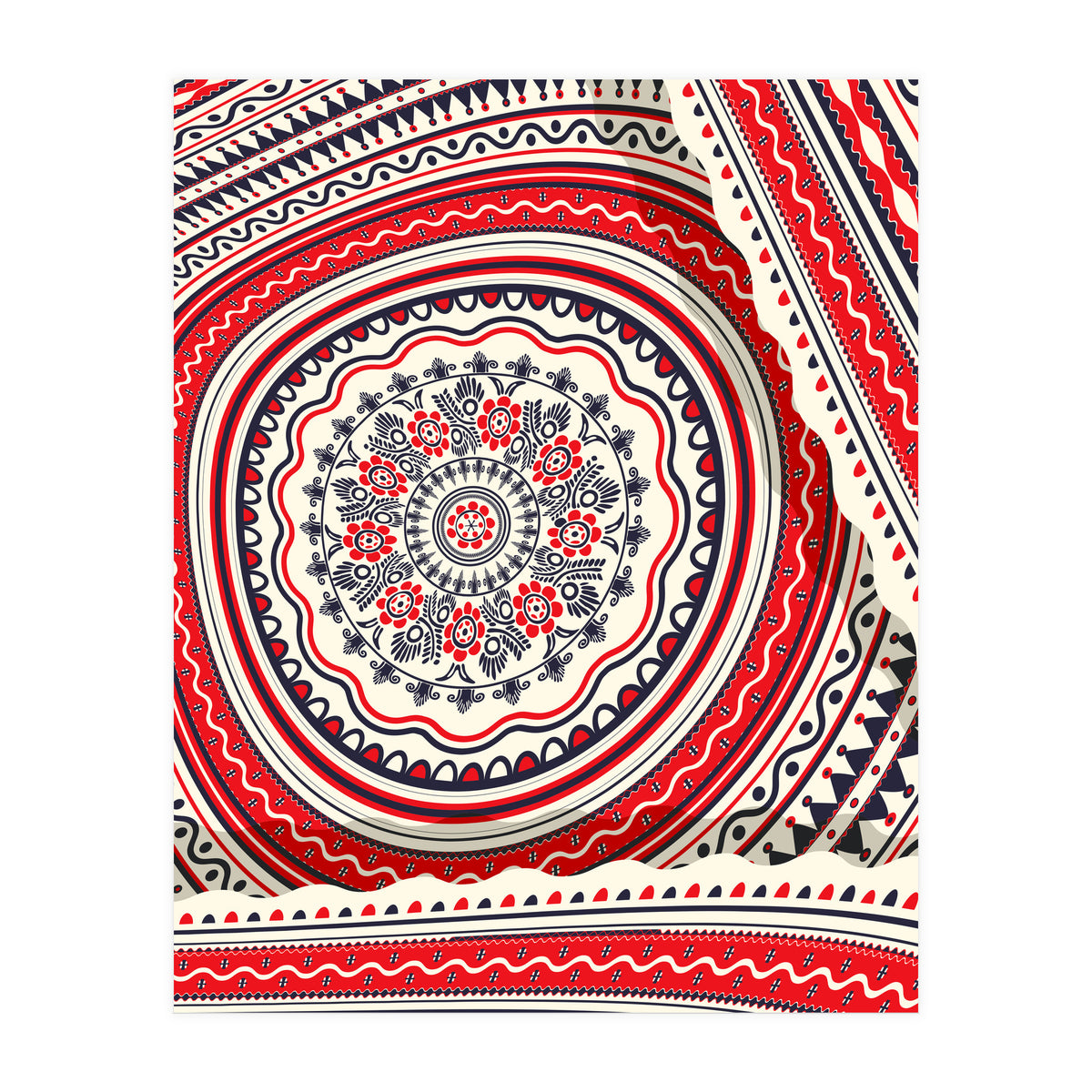 Romanian embroidery background 17 (Print Only)