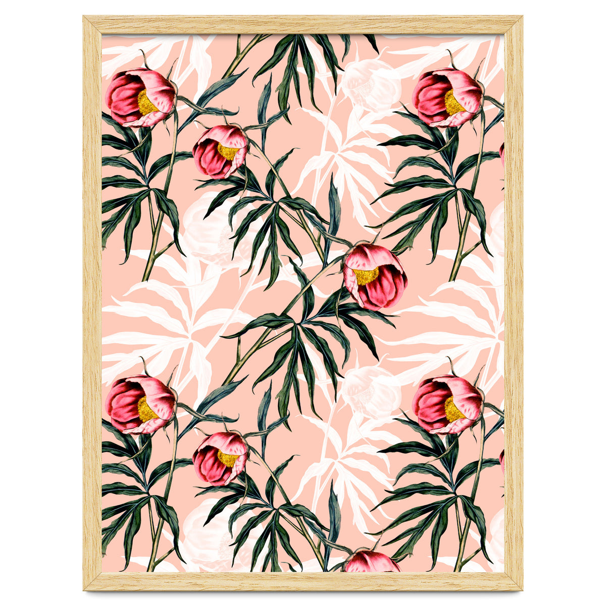 Flowery blooming pink