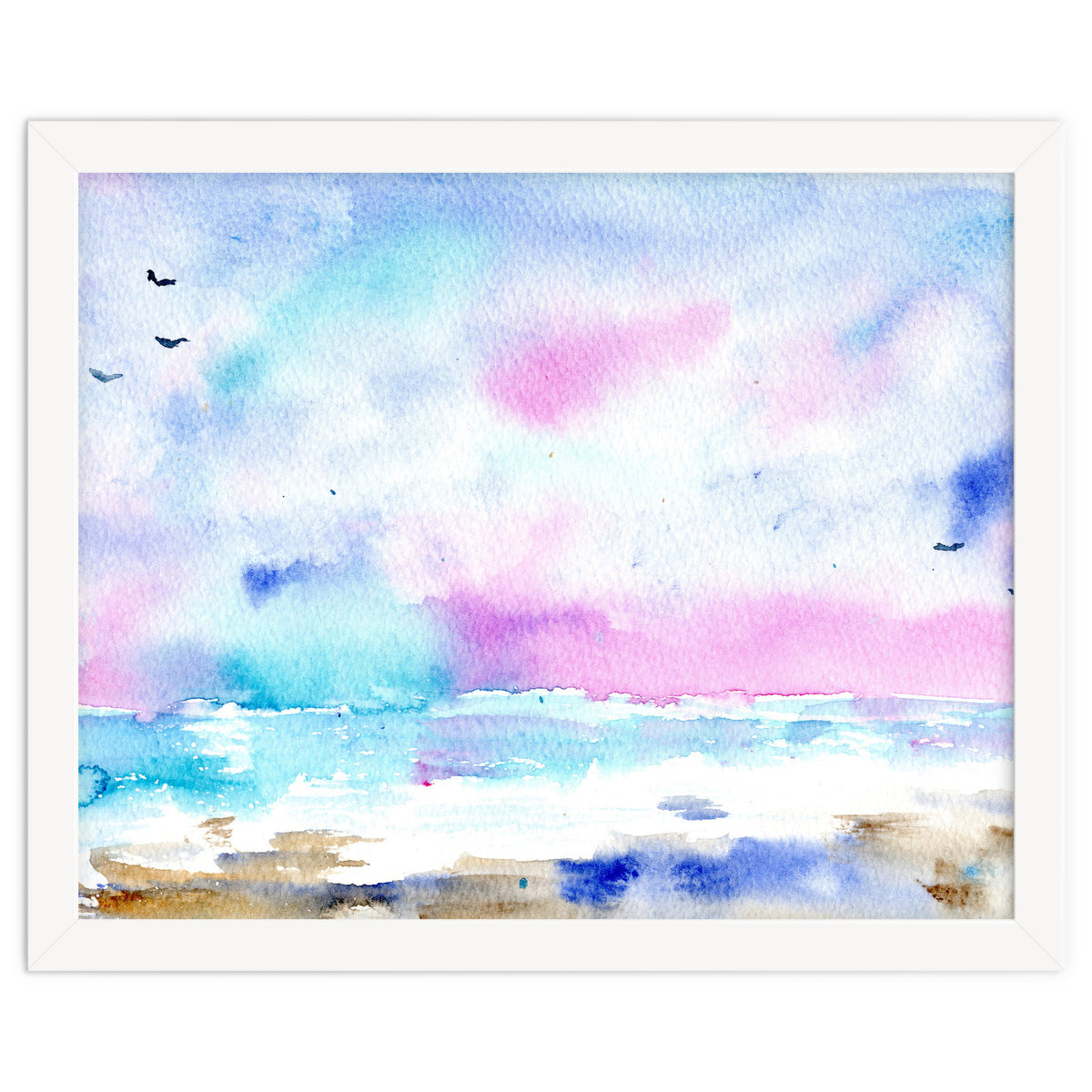 Tenderness of the sea || watercolor
