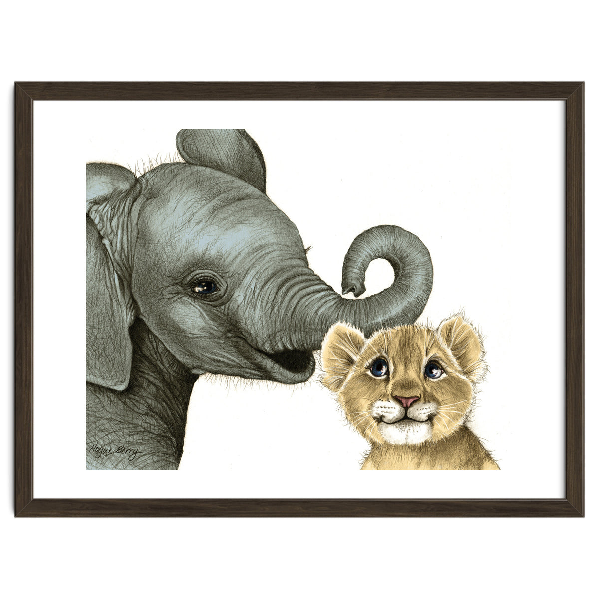 Best Friends, Elephant and Lion