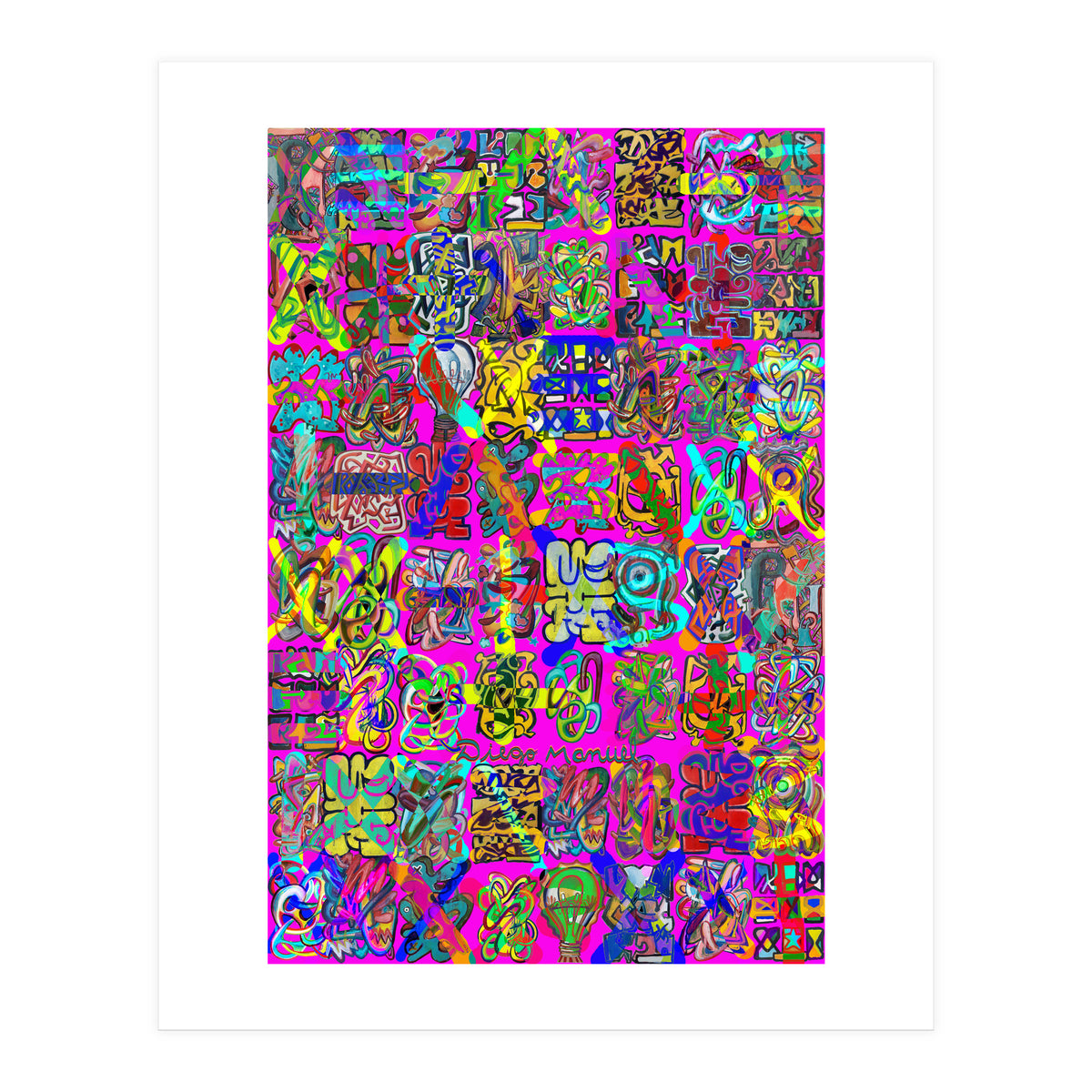 Graffitis 2021 Tapiz 106 (Print Only)