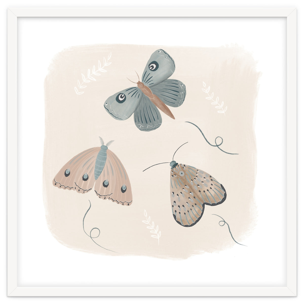 Moths in the moonlight