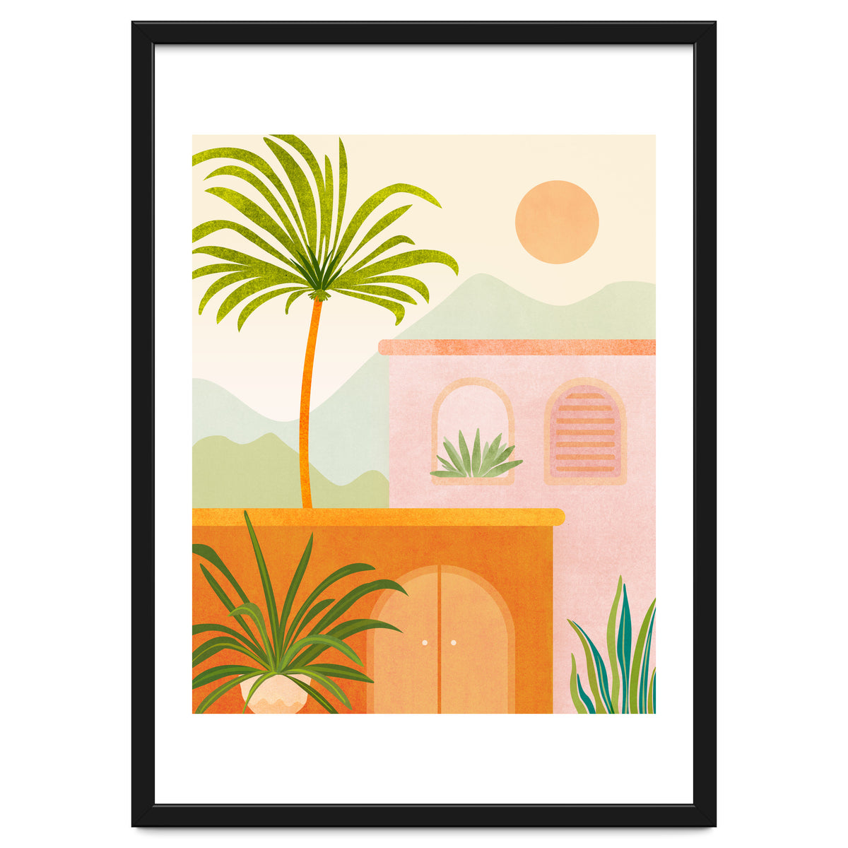 Tropical Mountain Village