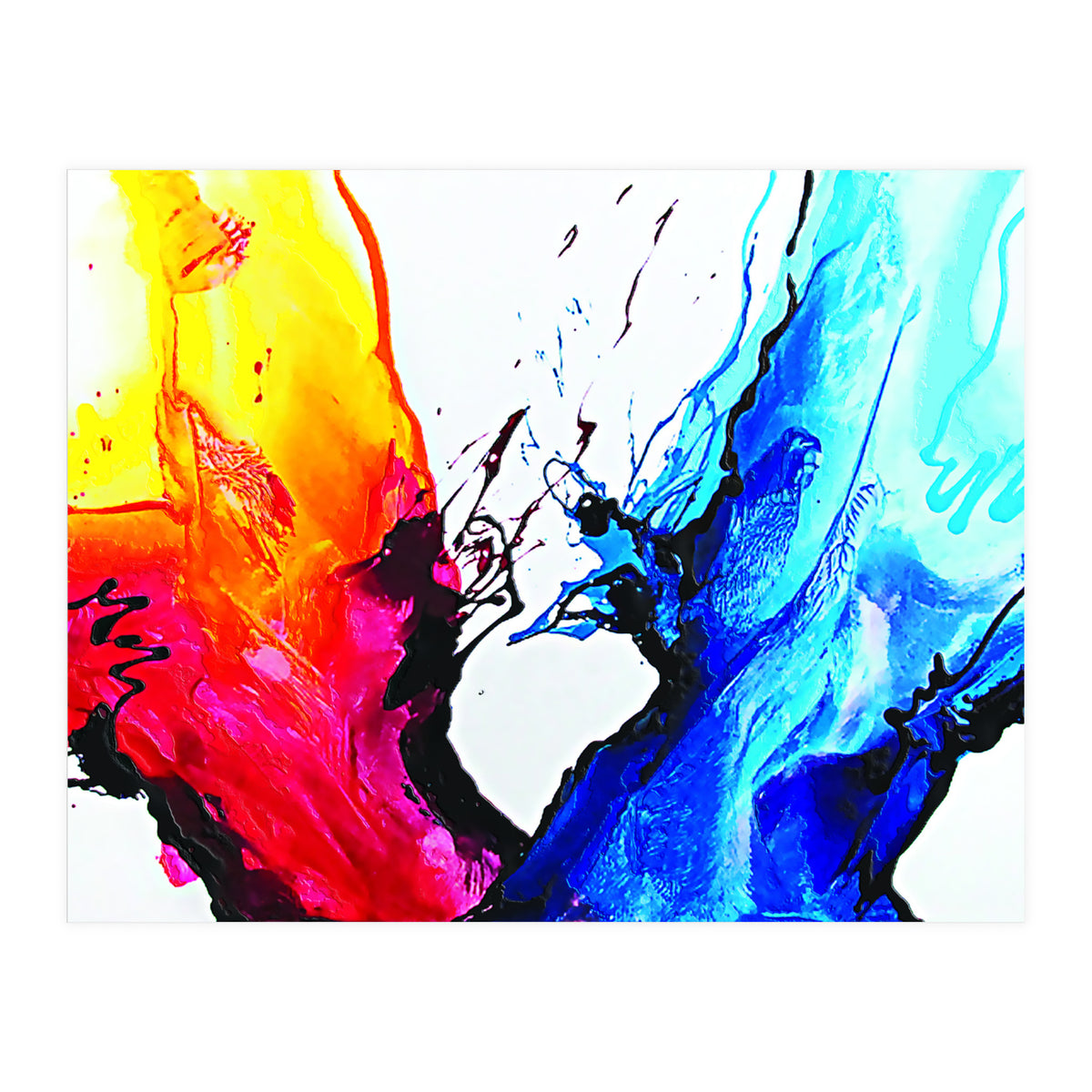 Abstract Art Britto - Qb292 (Print Only)