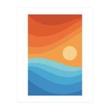 Colorful abstract landscape (Print Only) thumbnail