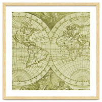 Vintage Mapa Mundi