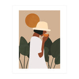 Boho Chic Woman at Park (Print Only) thumbnail