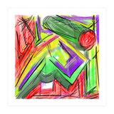 Colored Shapes In Perspective (Print Only) thumbnail