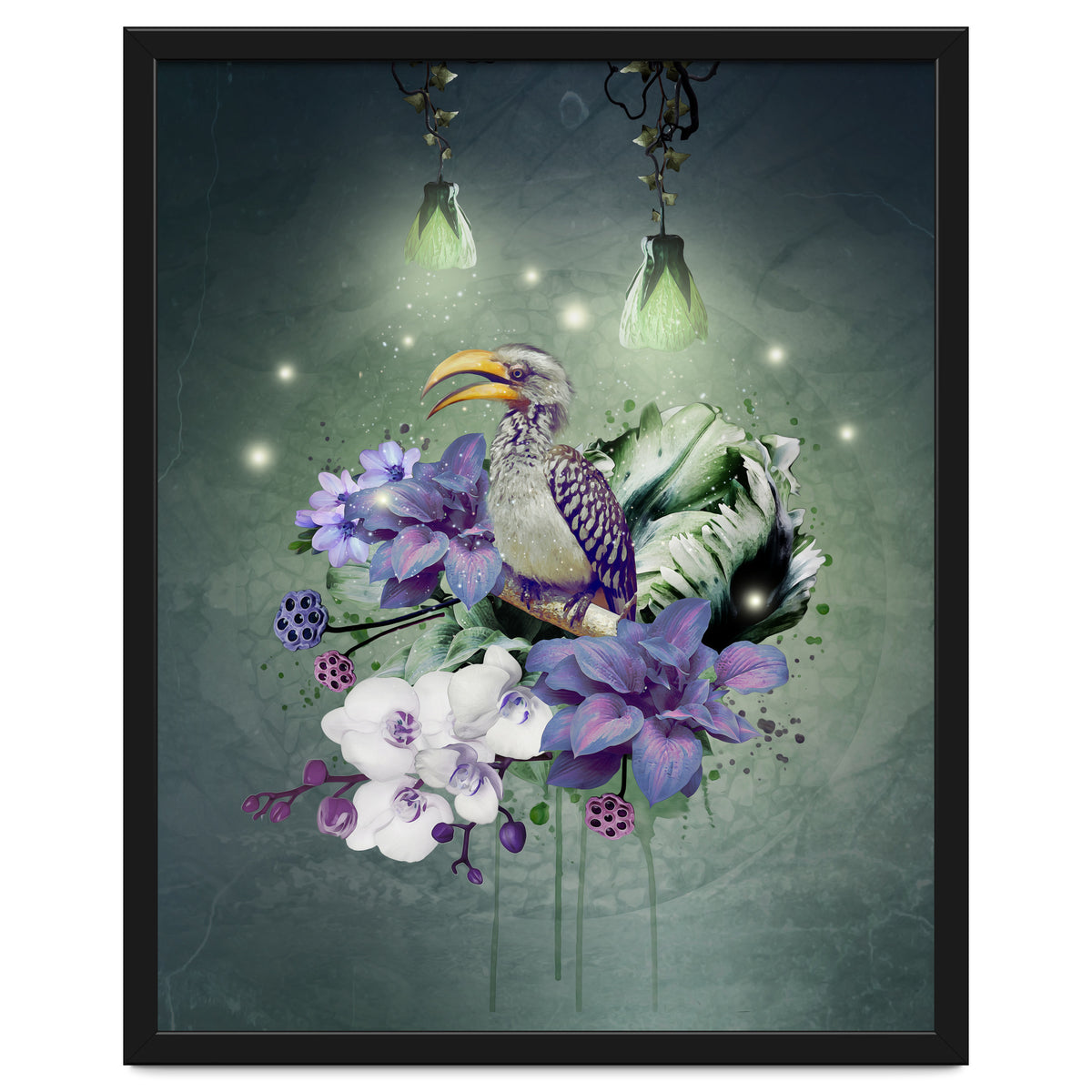 Floral Magic Hornbill