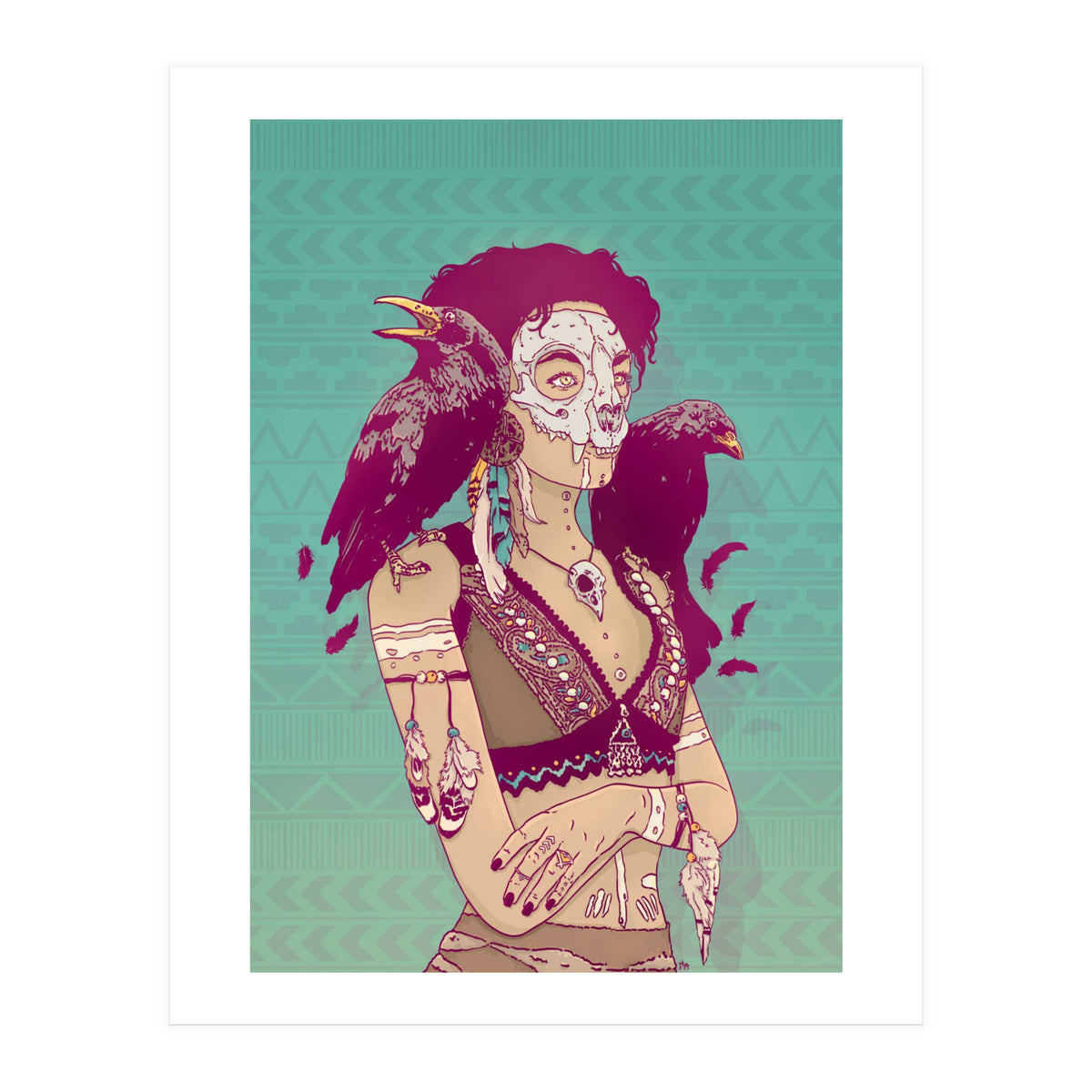 Raven Lady (Print Only)