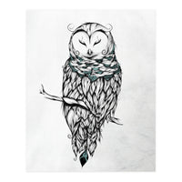 Poetic Snow Owl (Print Only)
