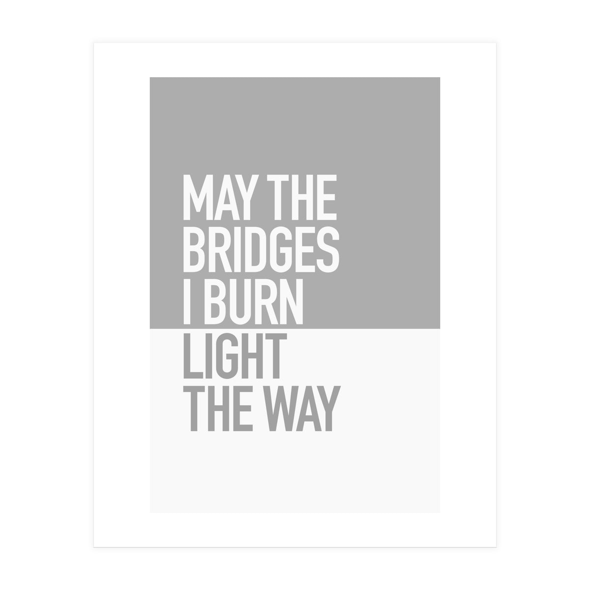 LIGHT THE WAY (Print Only)