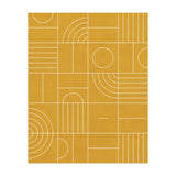 My Favorite Geometric Patterns No.22 - Mustard Yellow (Print Only) thumbnail