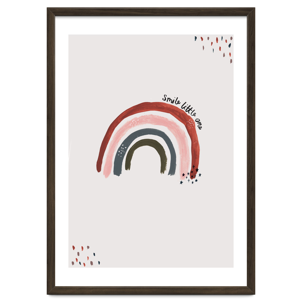 Smile Little One Rainbow Portrait