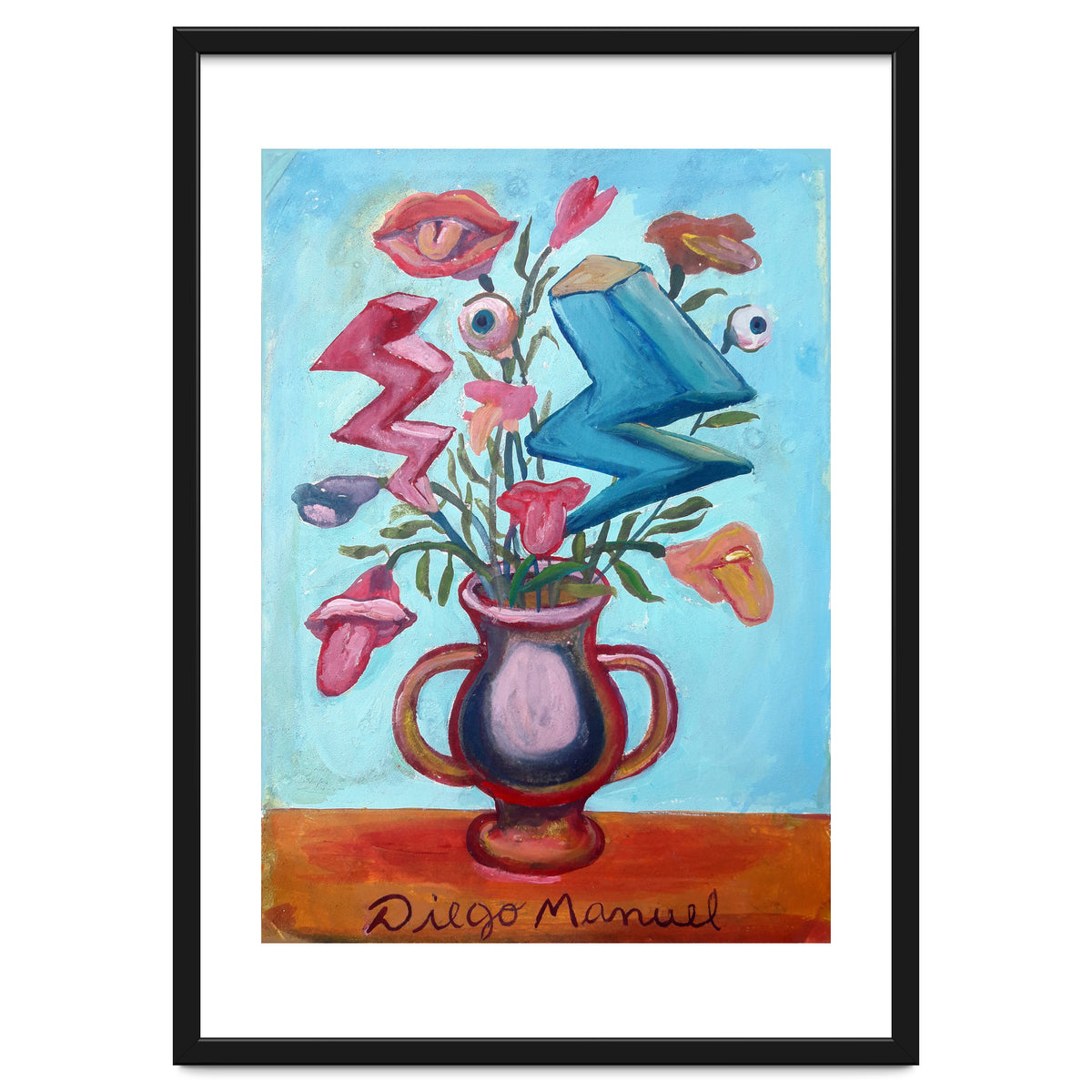 Florero Con Dos Rayos 2