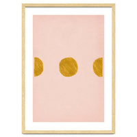 Pink and rust minimalist shapes