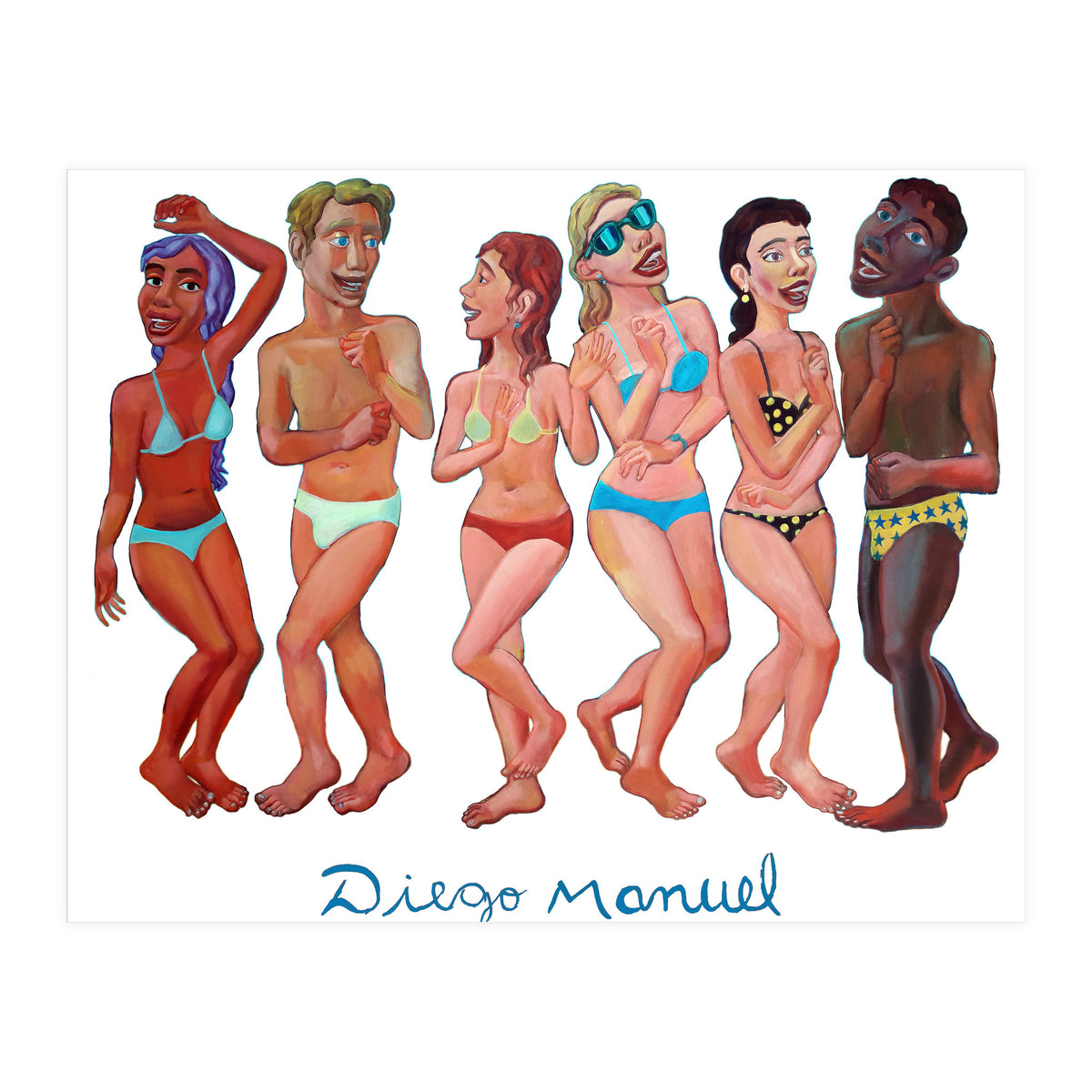 Fiesta En La Playa 2b (Print Only)