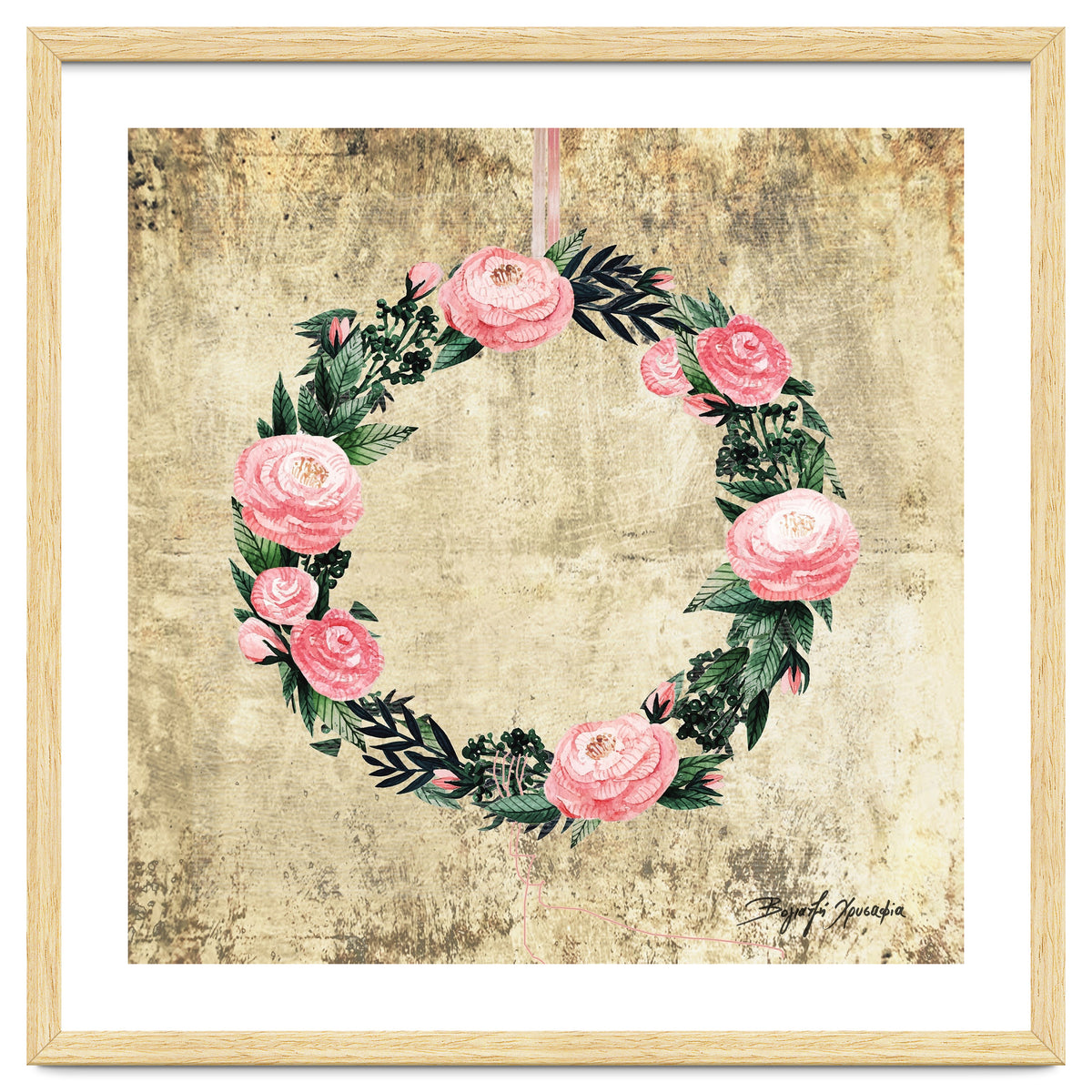 Wreath #Rose Flowers #Royal collection