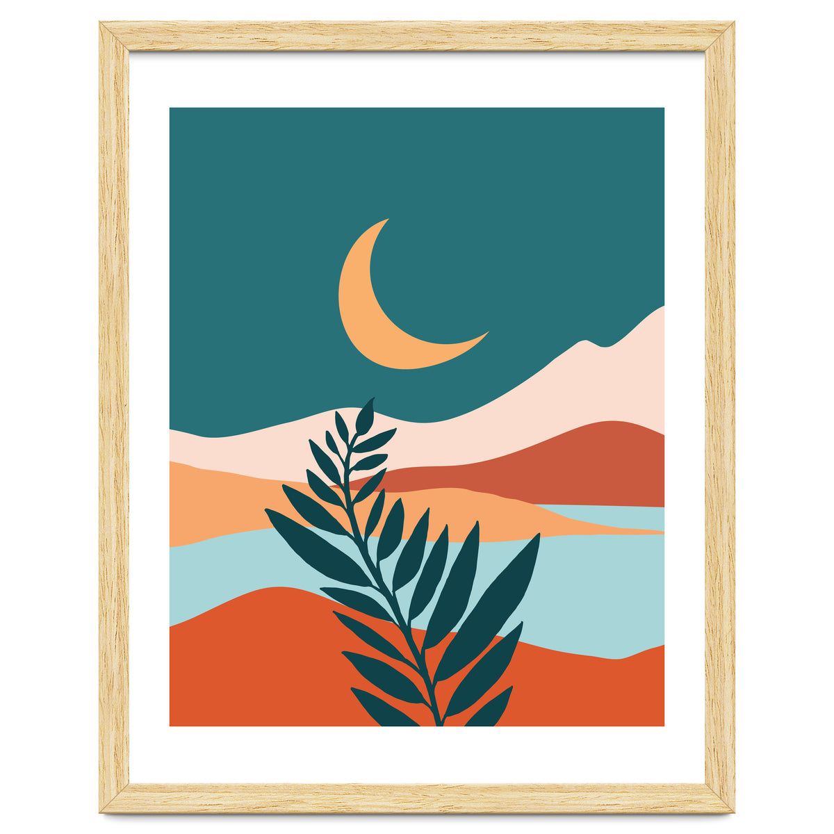 Moonlit Mediterranean