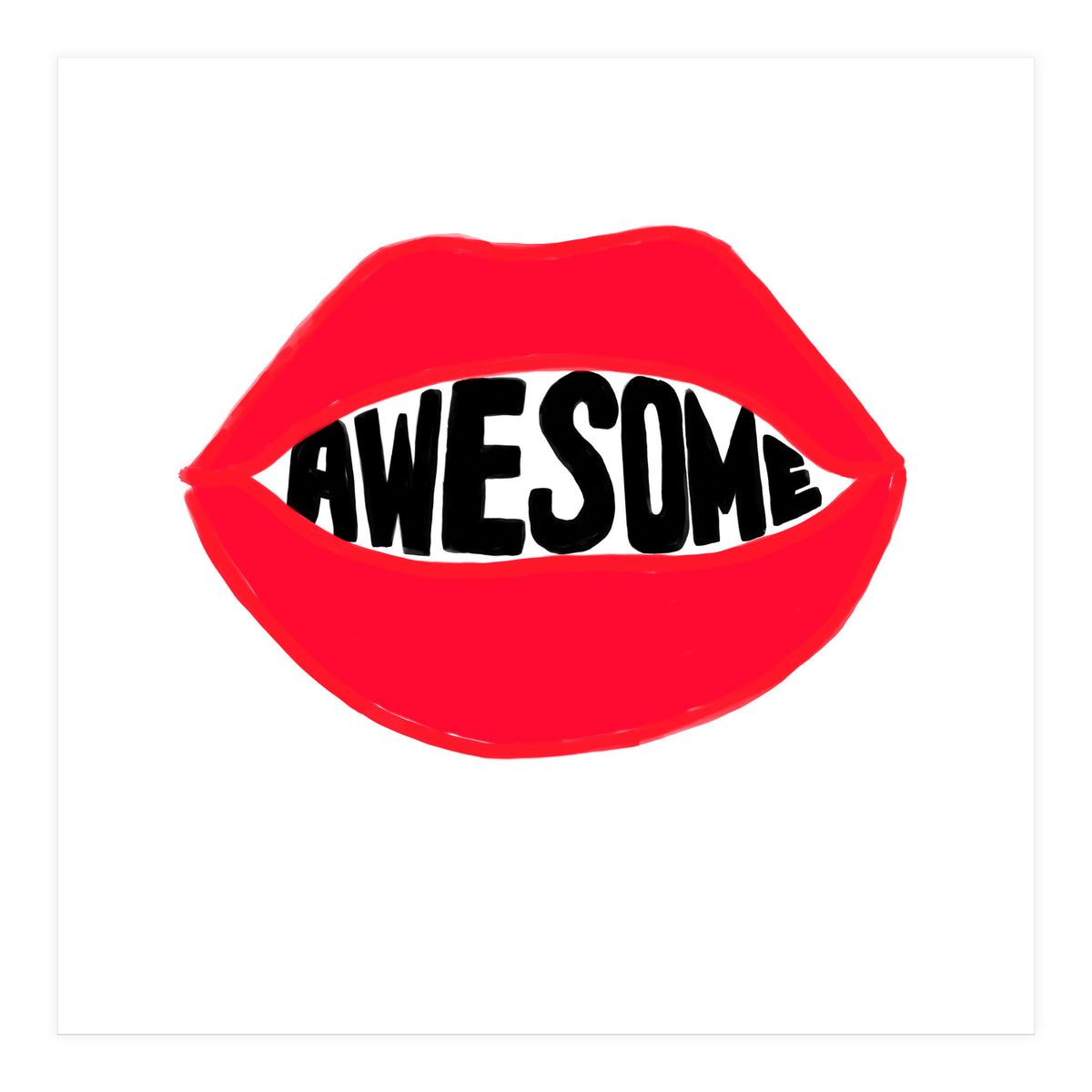 Say Awesome (Print Only)