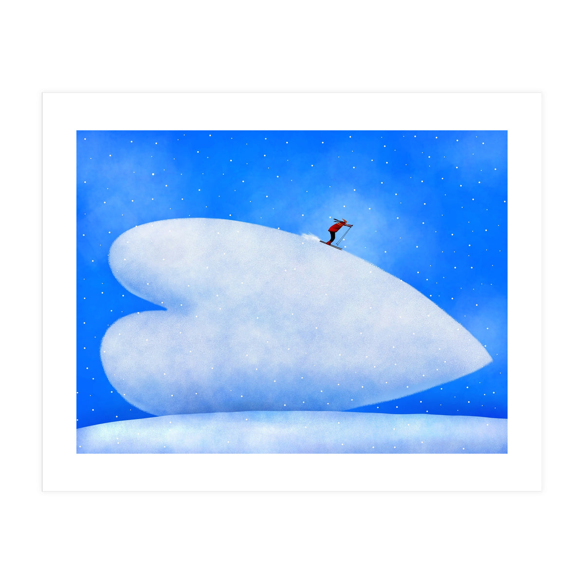 Love Of Skiing (Print Only)