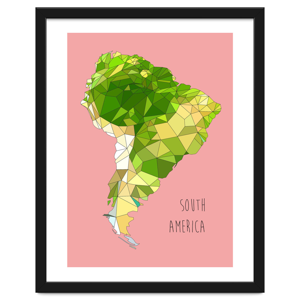 SOUTH AMERICA – Pink