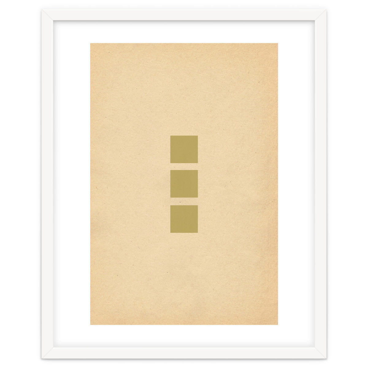 Minimalist green squares