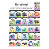 The Alphabet in Kawaii Cute Style (Print Only) thumbnail