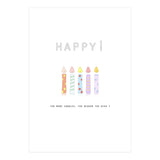 HAPPY!  THE MORE CANDLES, THE BIGGER THE WISH! (Print Only) thumbnail
