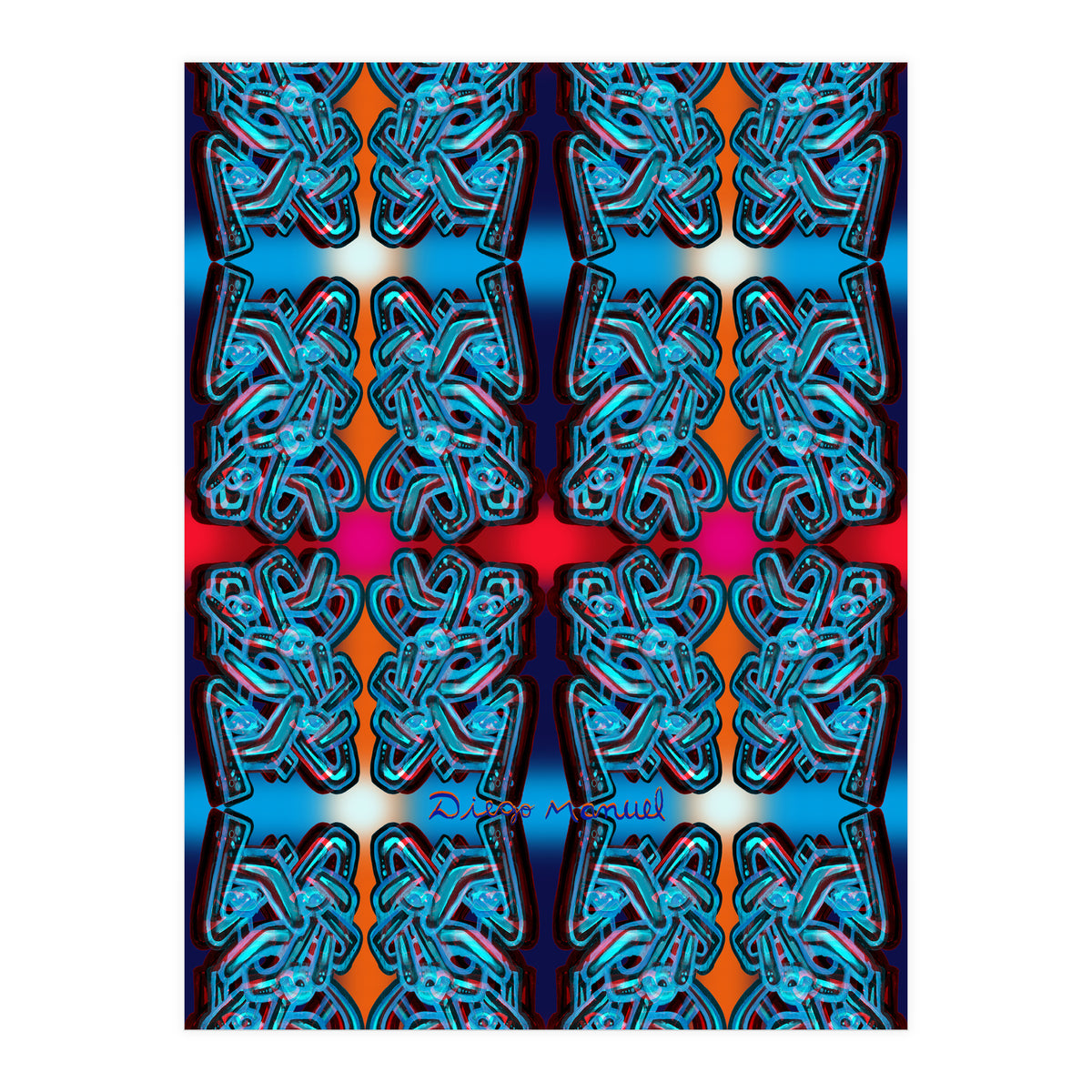 Formas Lenguas Y Ojos D (Print Only)