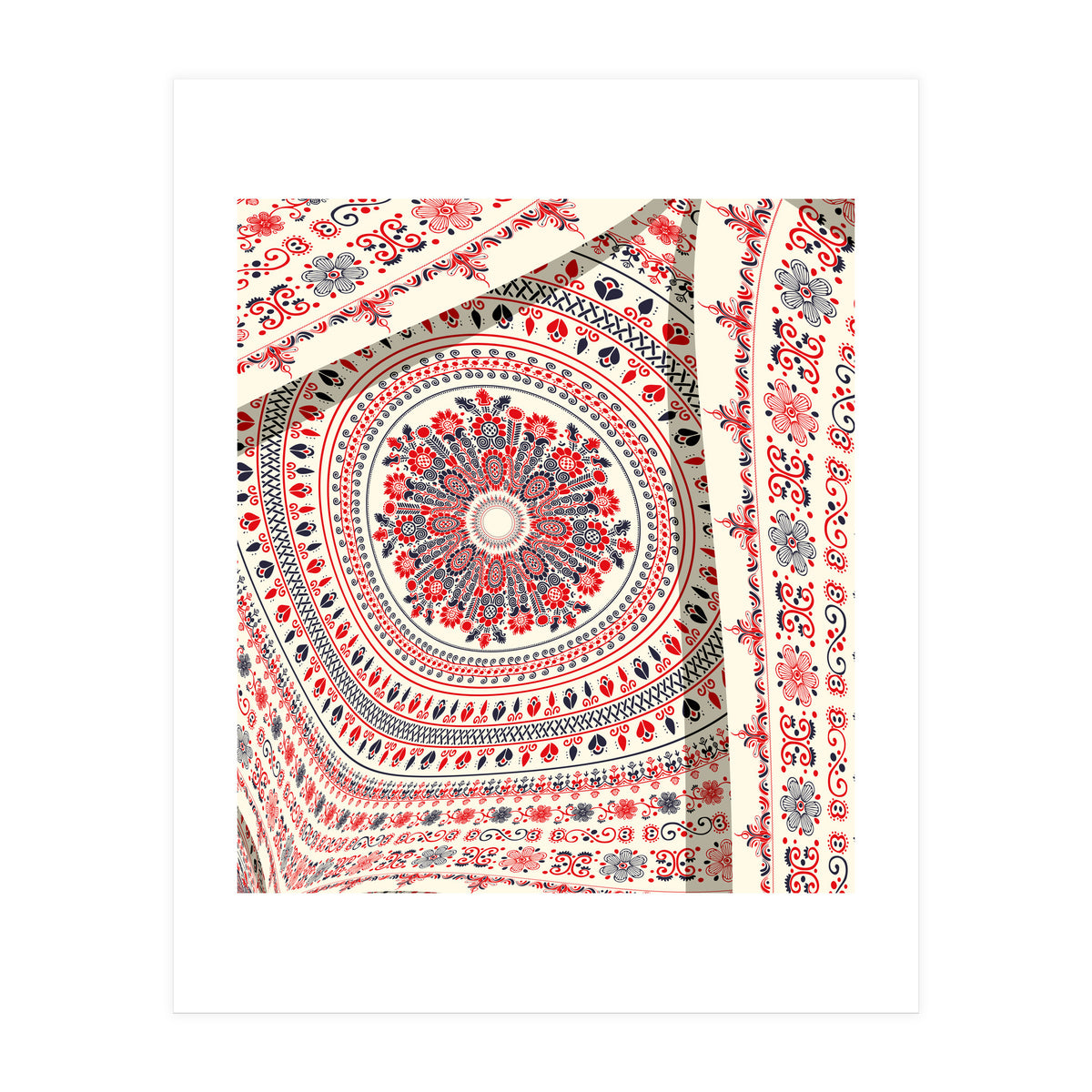 Romanian embroidery background 33 (Print Only)