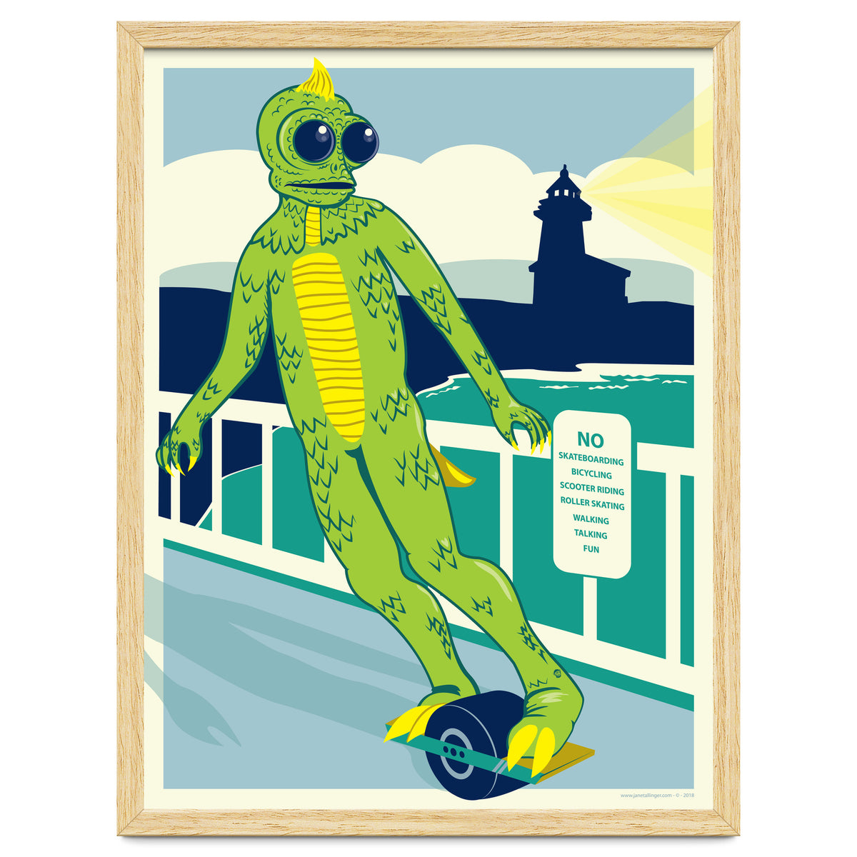 Sleezstak riding One Wheel