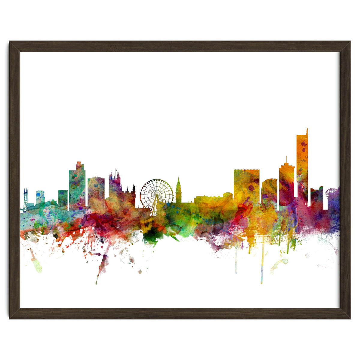 Manchester England Skyline