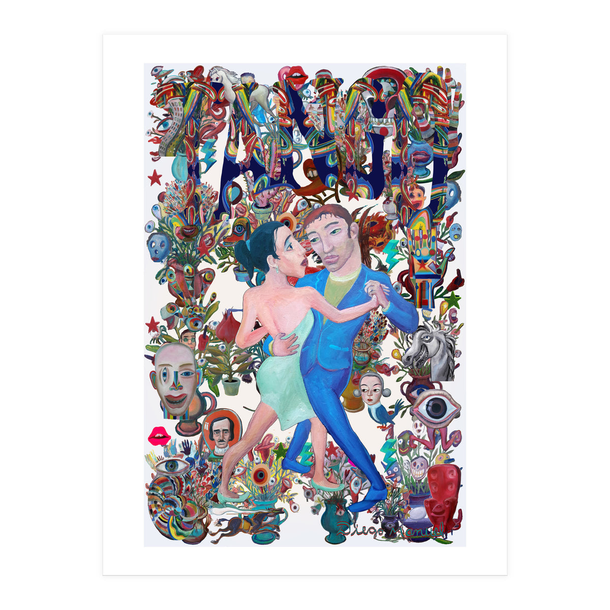 Tango Nuevo Tapiz 7 (Print Only)