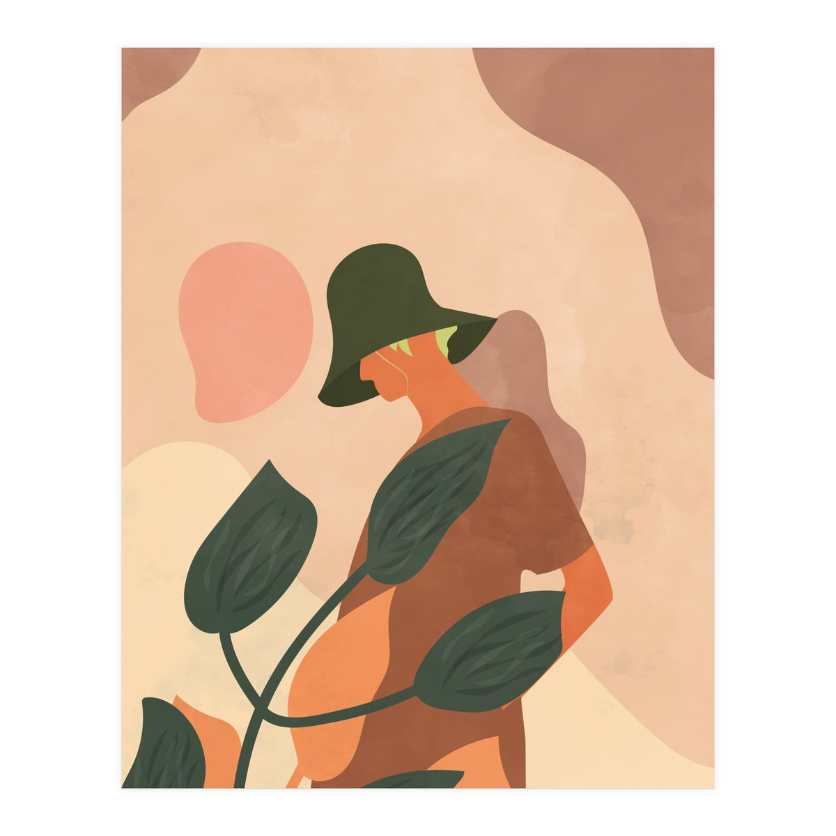 Female Bohemian Artwork (Print Only)