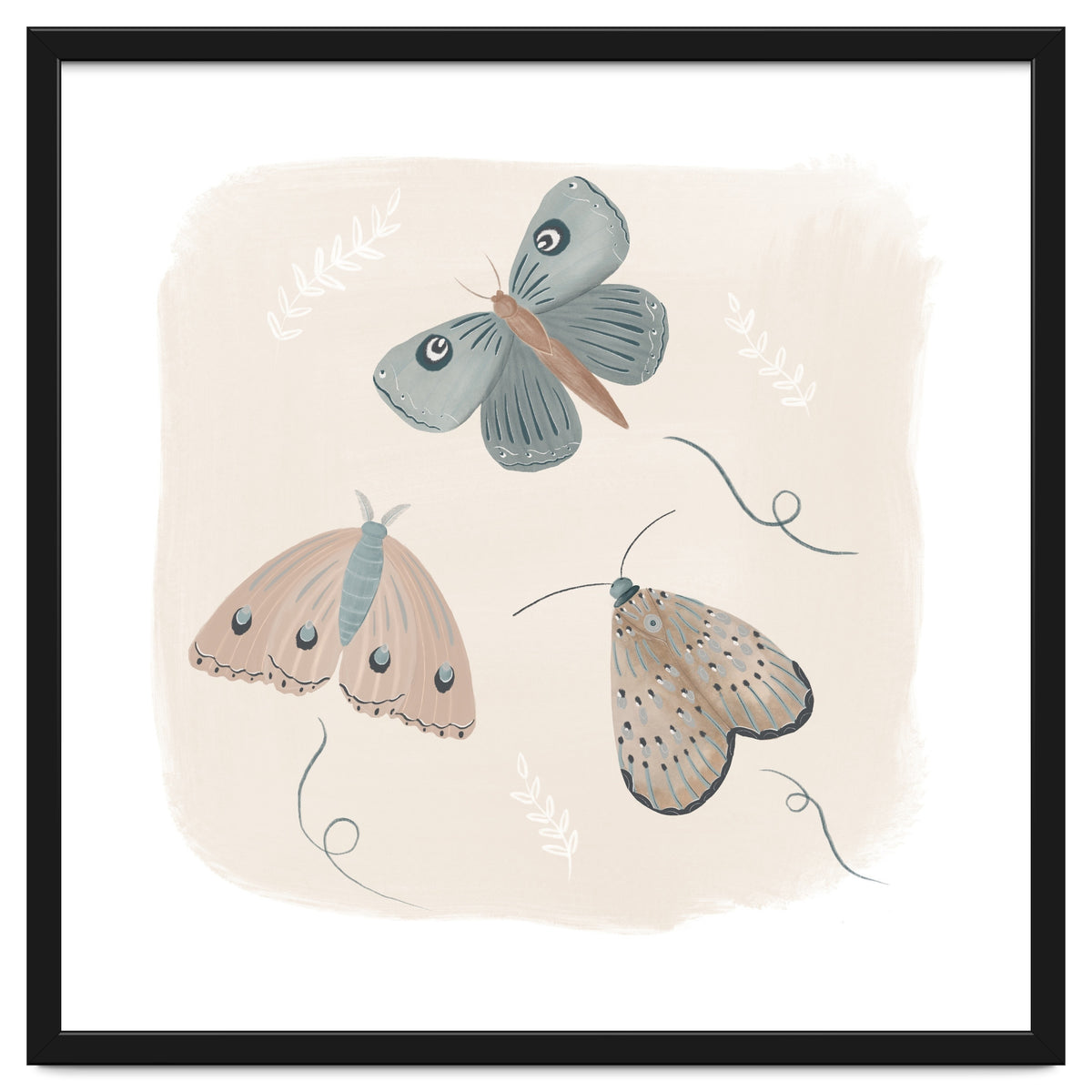 Moths in the moonlight