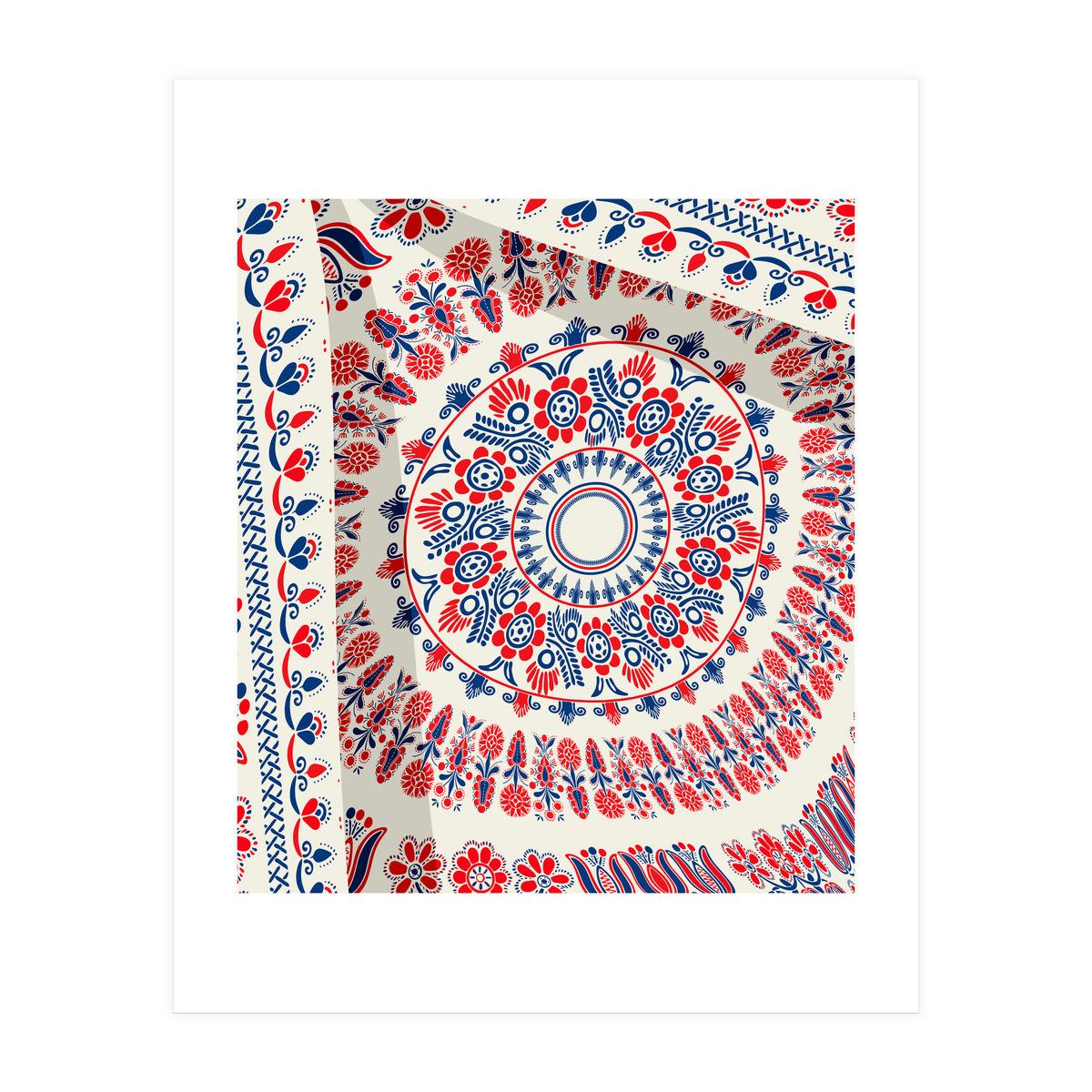 Romanian embroidery background 37 (Print Only)