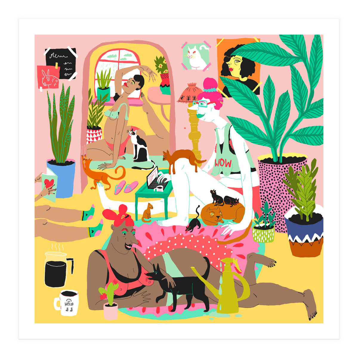 Staying At Home Together (Print Only)